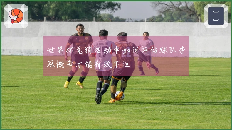 世界杯竞猜活动中如何评估球队夺冠概率才能有效下注